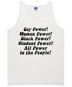 Gay Power Women Power Black Power Tanktop