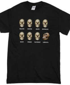 Black White Skeleton T-Shirt