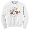 Bugs Bunny Daffy Duck Taz And Tweety Sweatshirt