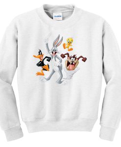 Bugs Bunny Daffy Duck Taz And Tweety Sweatshirt