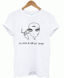 Cool Smooking Alien T-Shirt