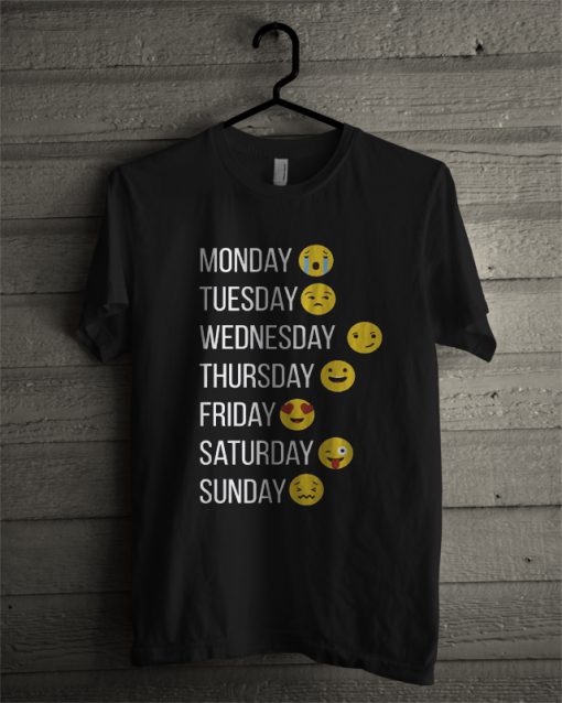 Emoji Days Of The Week T-Shirt