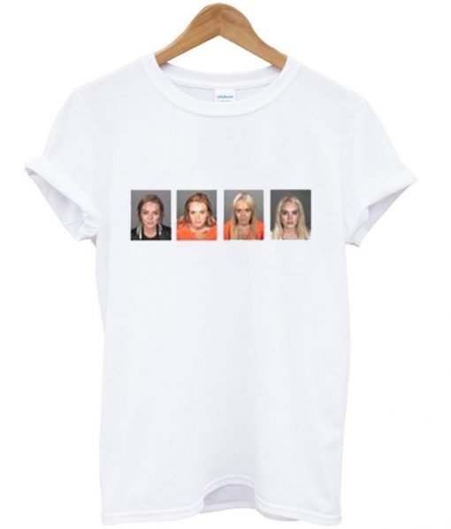 Lindsay Lohan Mugshot T-Shirt