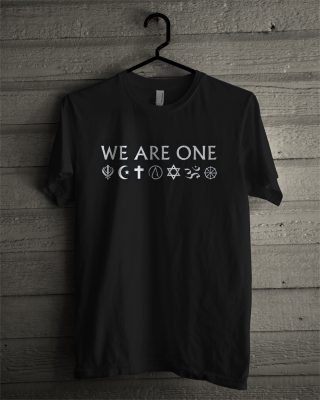 We Are One Black T-Shirt – bigboze.com