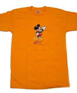 Mickey With Orange T-Shirt