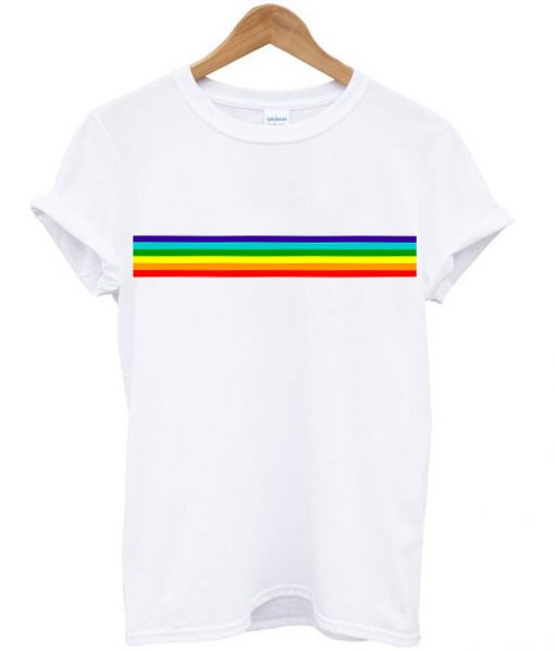 Rainbow Stripped T-Shirt