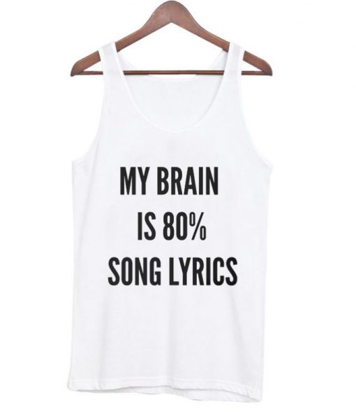 My Brain is 80 Song Lyrics T-Shirt