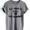 All I Want is Pizza and Luke Hemmings T-Shirt
