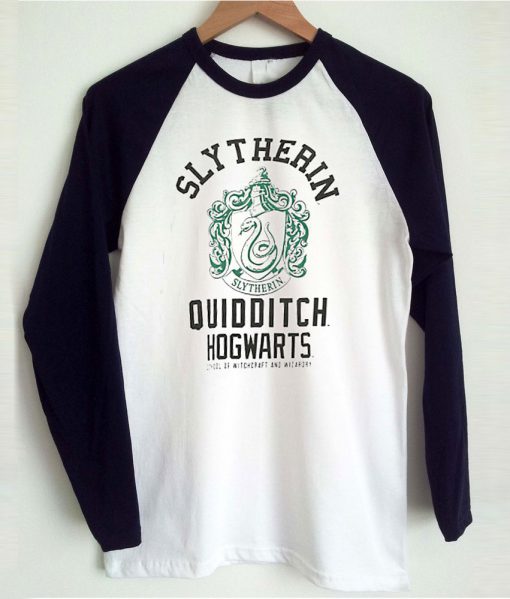 Harry Potter Slytherin Quidditch Raglan T-Shirt