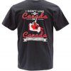 I Don't Live in Canada Back T-Shirt