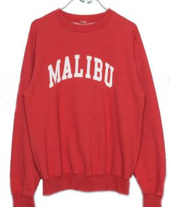 Malibu Red Sweatshirt