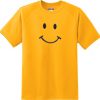 Mustard Yellow Smiley Face T-Shirt