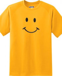 Mustard Yellow Smiley Face T-Shirt
