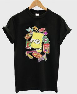 New The Simpsons Sugar Rush Bart Classic T-Shirt