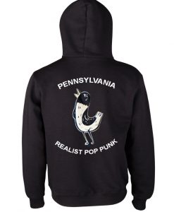 Pennsylvania Realist Pop Punk Back Hoodie
