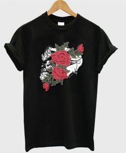 Rose Embroidered T-Shirt
