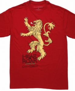 Game of Thrones Hear Me Roar Lannister T-Shirt