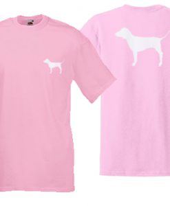 Pink Dog Sillouette T-Shirt