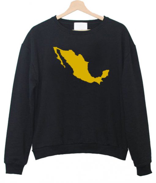 Mexico Map Sweatshirt