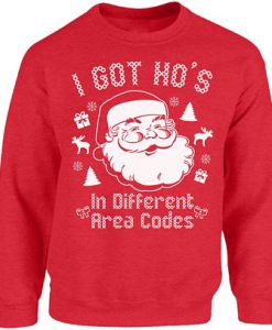 I Got Hos in Different Area Codes Sweatshirt