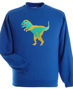 T-Rex Blue Sweatshirt