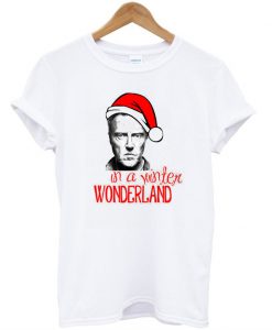 Walken in a Winter Wonderland Christmas T-Shirt