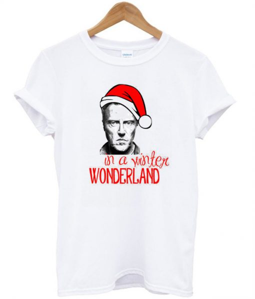 Walken in a Winter Wonderland Christmas T-Shirt