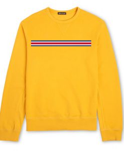 Yellow Strip Colors Sweatshirt