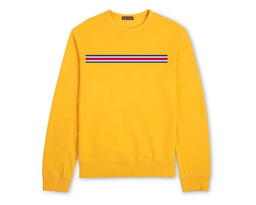 Yellow Strip Colors Sweatshirt