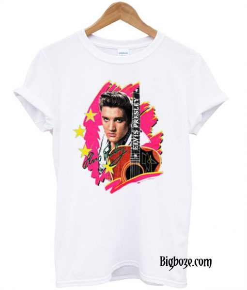 Elvis Presley The King Vintage With Guitar T-Shirt