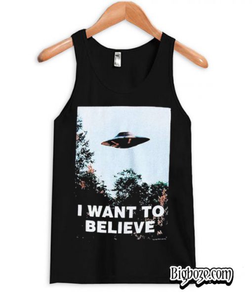 I Want to Believe UFO Tanktop