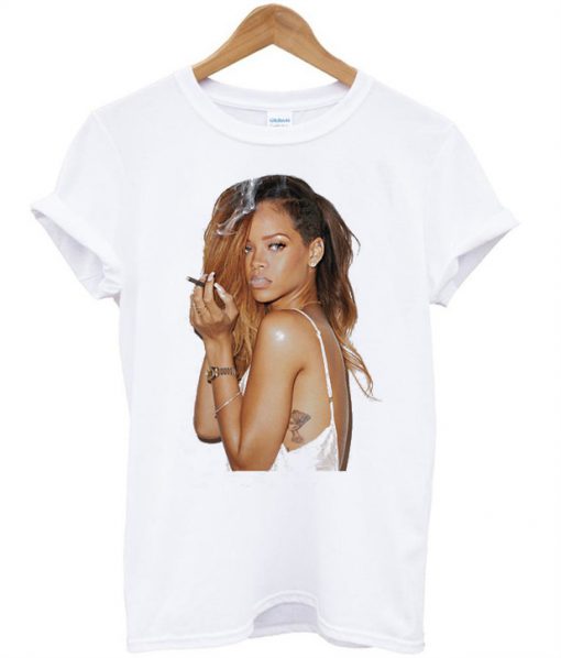 Rihanna Smoking Cigarette T-Shirt