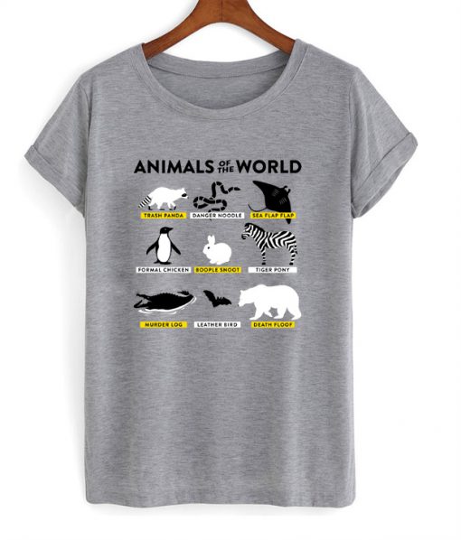 Animals Of The World T-Shirt – bigboze.com
