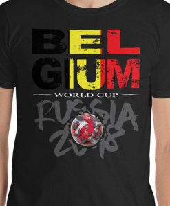 World Cup Football 2018 Russia Belgium T-Shirt