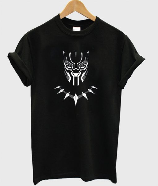 Black Panther Head T-Shirt