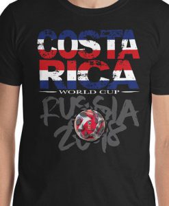 World Cup Football 2018 Russia Costa Rica T-Shirt