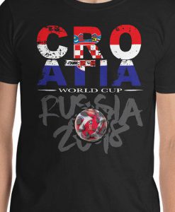 World Cup Football 2018 Russia Croatia T-Shirt