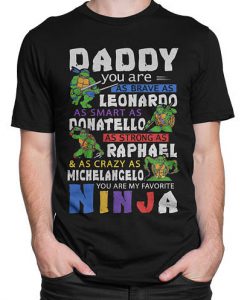 Father's Day Dad Teenage Mutant Ninja Turtles T-Shirt