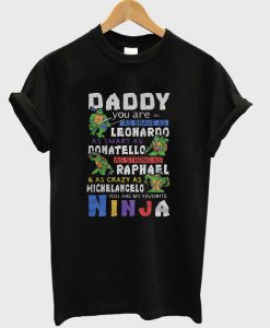 Father's Day Dad Teenage Mutant Ninja Turtles T-Shirt