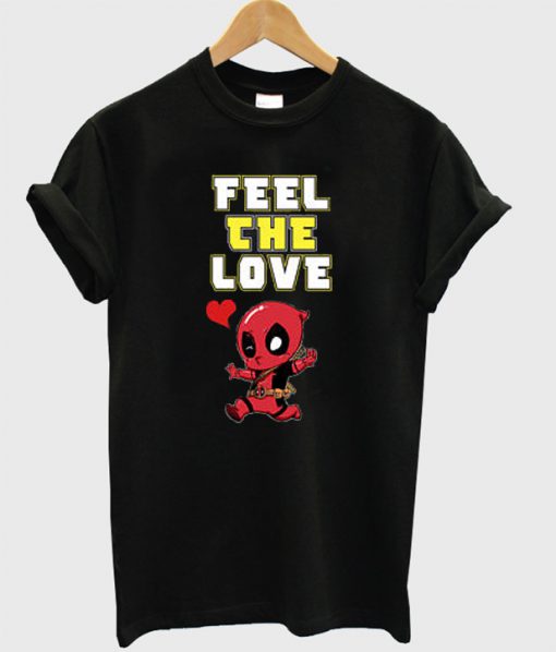 Feel the Love Deadpool T-Shirt