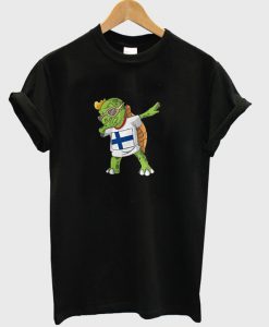 Finland Dabbing Turtle Unisex T-Shirt