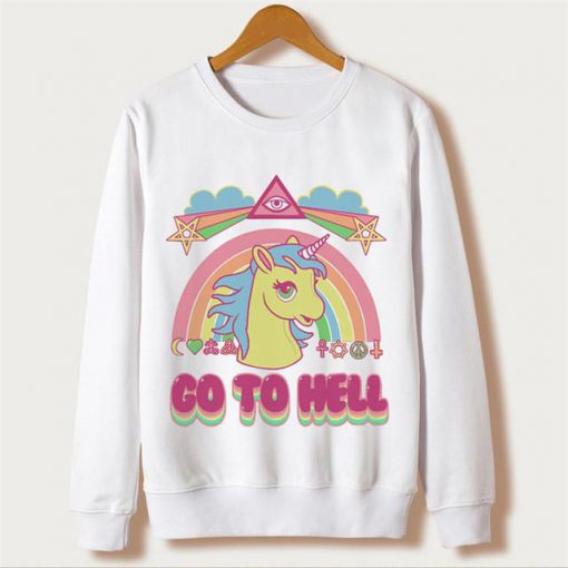 Go To Hell Unicorn Sweatshirt2