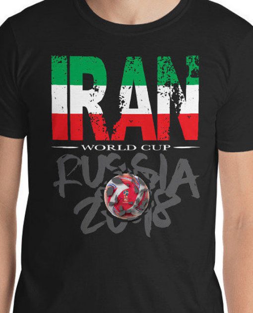 World Cup Football 2018 Russia Iran T-Shirt