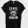 Level 10 Game On Youth Boys Gamer T-Shirt