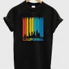 Los Angeles California Skyline Vintage T-Shirt
