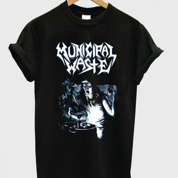 Municipal Waste Skull Skateboard T-Shirt