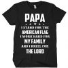 Papa Quote Father's Day T-Shirt
