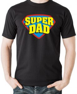 Super Dad Superhero Style T-Shirt
