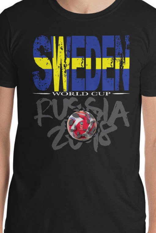 World Cup Football 2018 Russia Sweden T-Shirt