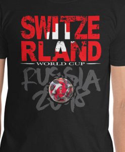 World Cup Football 2018 Russia Switzerland T-Shirt
